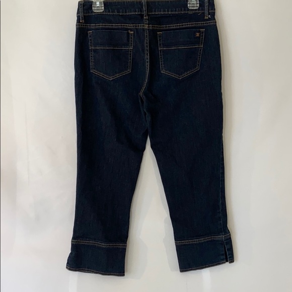 SIMPLY Vera by Vera Wang Straight Dark Denim Jean - Picture 2 of 6